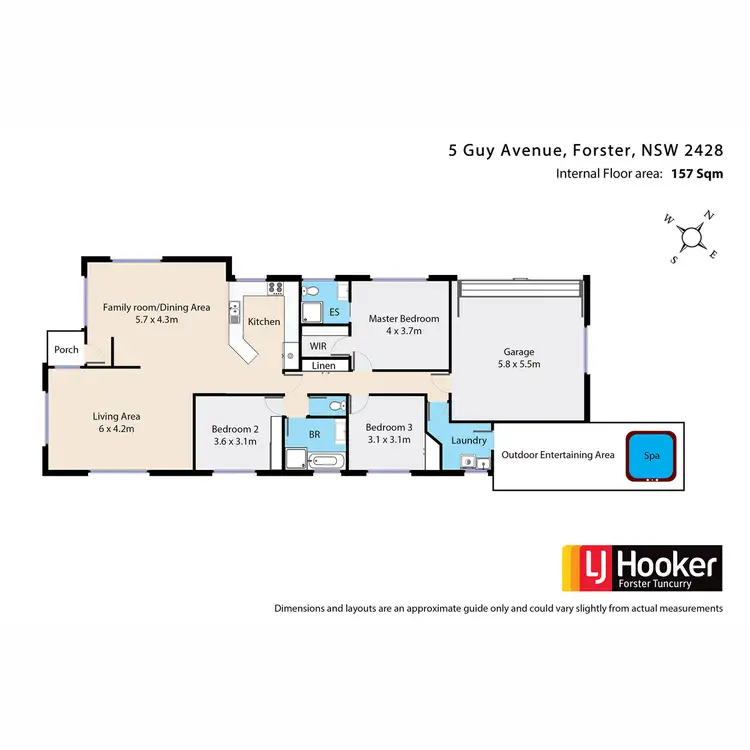 Floorplan of Homely house listing, 5 Guy Avenue, Forster NSW 2428