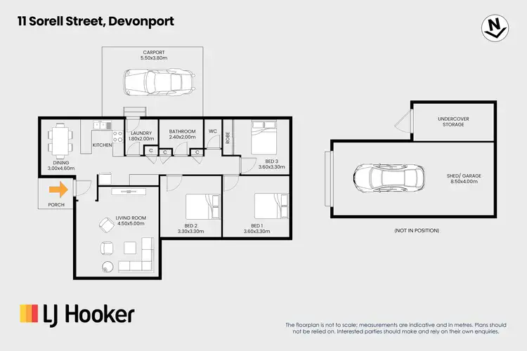 Floorplan of Homely house listing, 11 Sorell Street, Devonport TAS 7310
