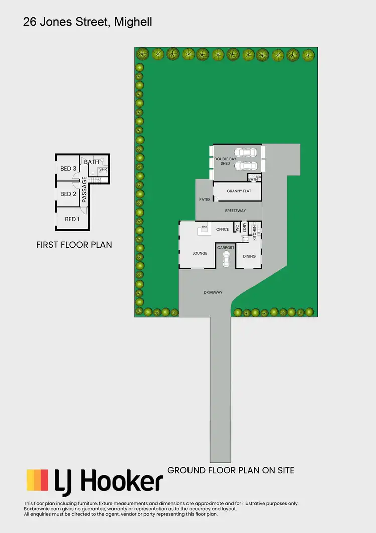 Floorplan of Homely house listing, 26 Jones Street, Mighell QLD 4860