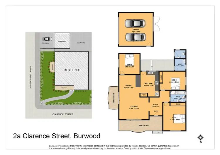 Floorplan of Homely house listing, 2A Clarence Street, Burwood NSW 2134