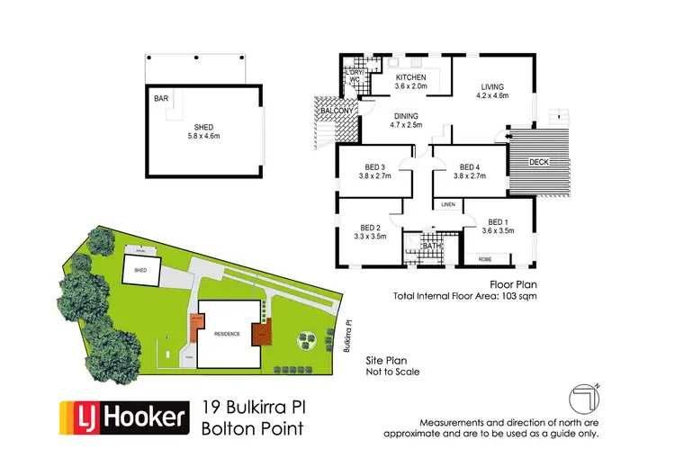 Floorplan of Homely house listing, 19 Bulkirra Place, Bolton Point NSW 2283