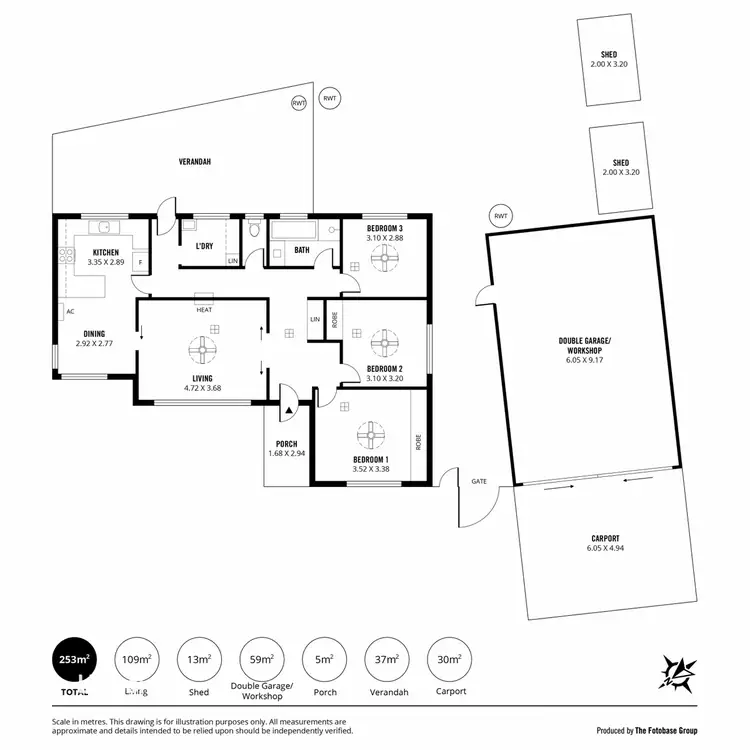 Floorplan of Homely house listing, 2 Rhus Avenue, Parafield Gardens SA 5107