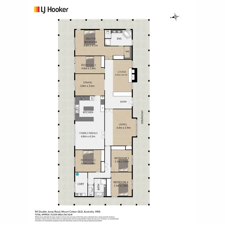 Floorplan of Homely house listing, 94 Double Jump Road, Mount Cotton QLD 4165