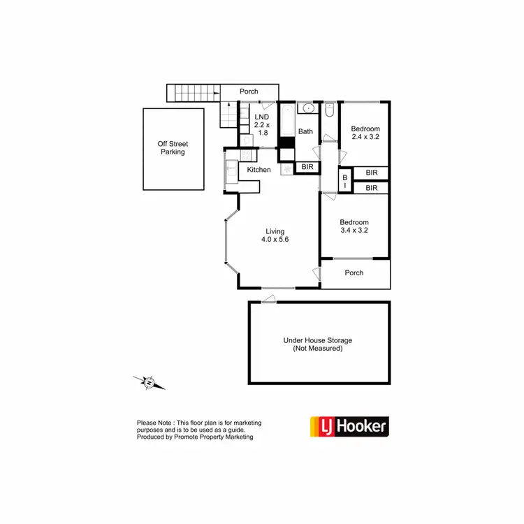 Floorplan of Homely unit listing, 5/5-7 Aldridge Court, Claremont TAS 7011