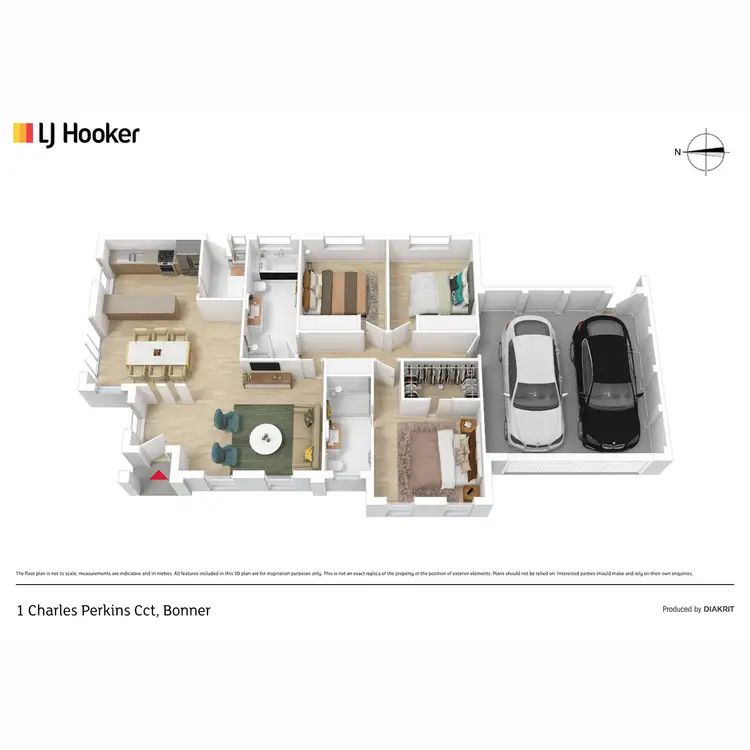 Floorplan of Homely house listing, 1 Charles Perkins Circuit, Bonner ACT 2914