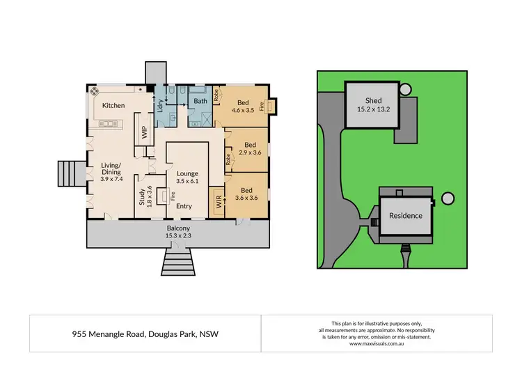 Floorplan of Homely house listing, 955 Menangle Road, Douglas Park NSW 2569