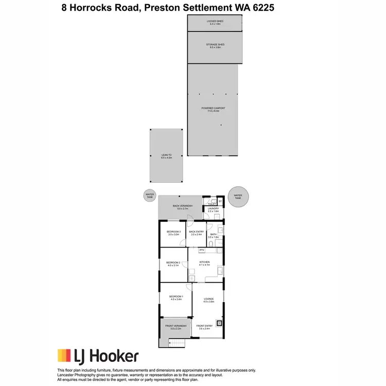 Floorplan of Homely house listing, 8 Horrocks Road, Preston Settlement WA 6225