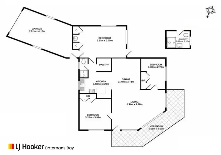 Floorplan of Homely house listing, 78 Yugura Street, Malua Bay NSW 2536