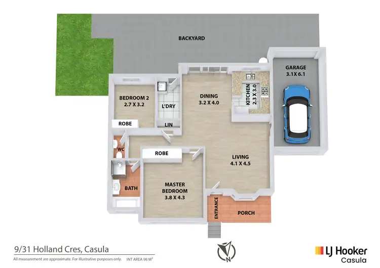 Floorplan of Homely villa listing, 9/31 Holland Crescent, Casula NSW 2170