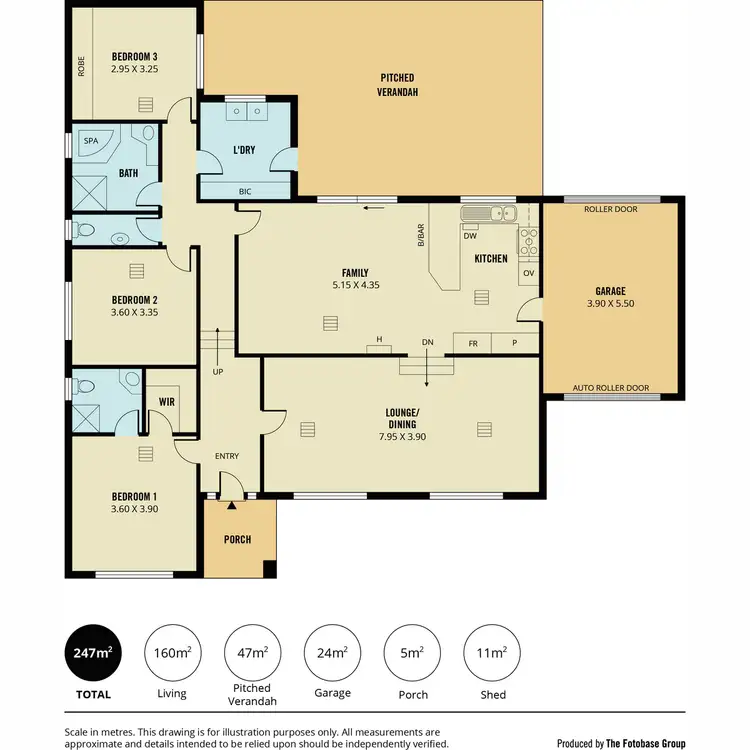Floorplan of Homely house listing, 22 Galveston Place, Wynn Vale SA 5127