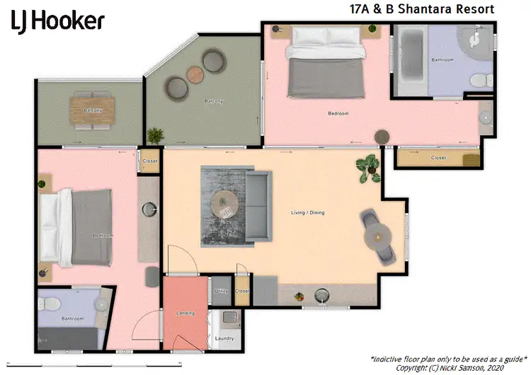Floorplan of Homely unit listing, 17 Shantara/27 Davidson Street, Port Douglas QLD 4877