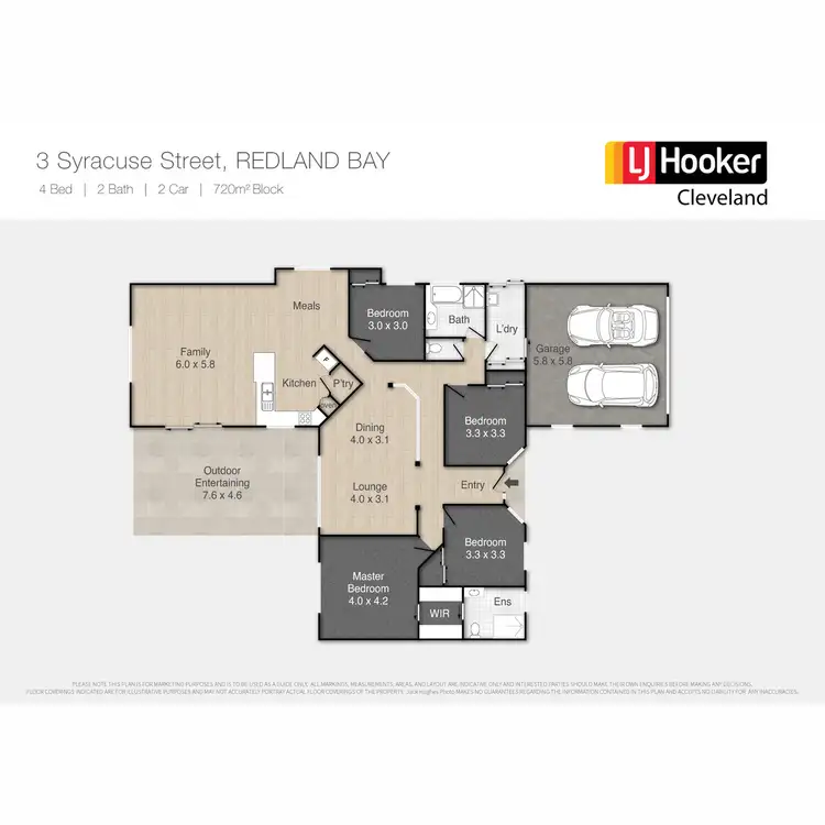 Floorplan of Homely house listing, 3 Syracuse Street, Redland Bay QLD 4165