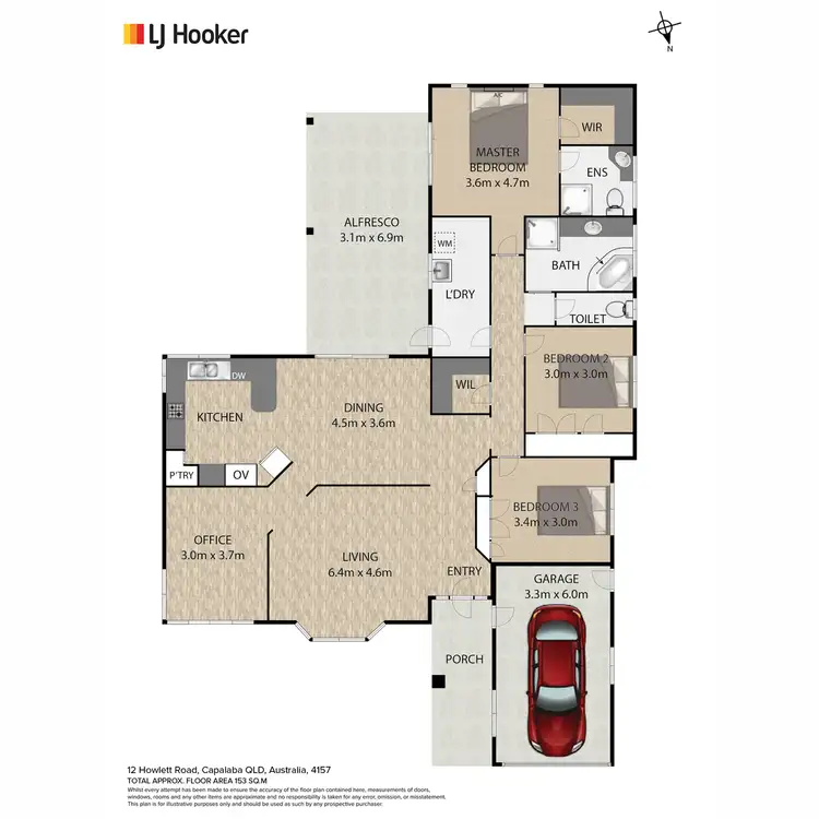 Floorplan of Homely house listing, 12 Howlett Road, Capalaba QLD 4157