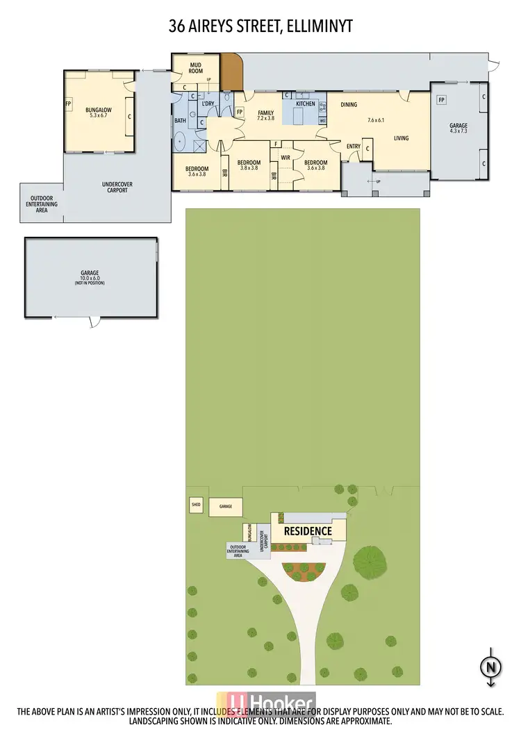 Floorplan of Homely house listing, 36 Aireys Street, Elliminyt VIC 3250