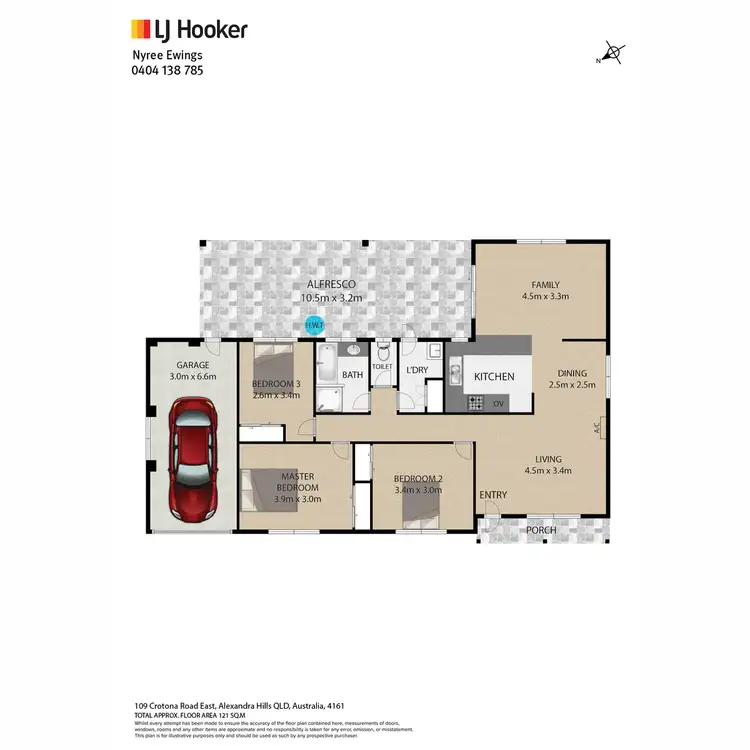 Floorplan of Homely house listing, 109 Crotona Road East, Alexandra Hills QLD 4161