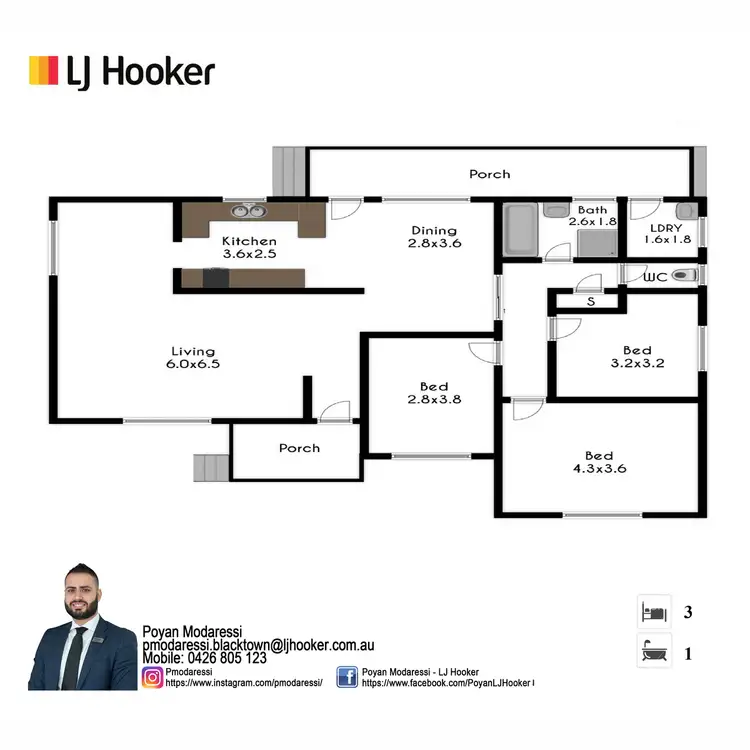 Floorplan of Homely house listing, 1 Ottley Street, Quakers Hill NSW 2763
