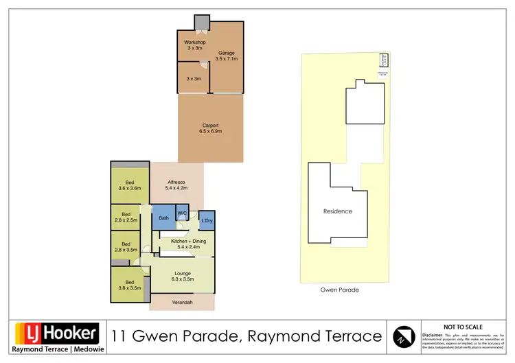 Floorplan of Homely house listing, 11 Gwen Parade, Raymond Terrace NSW 2324