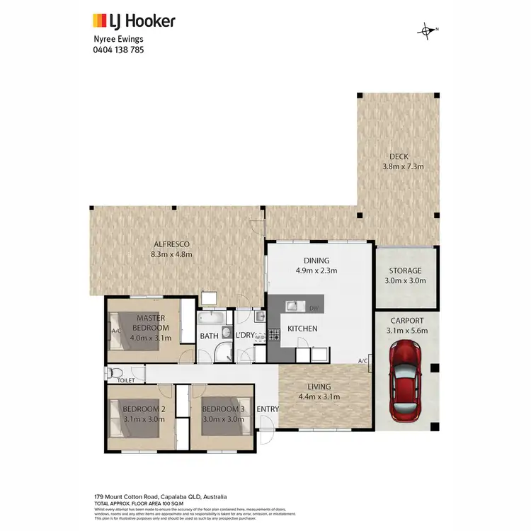 Floorplan of Homely house listing, 179 Mount Cotton Road, Capalaba QLD 4157