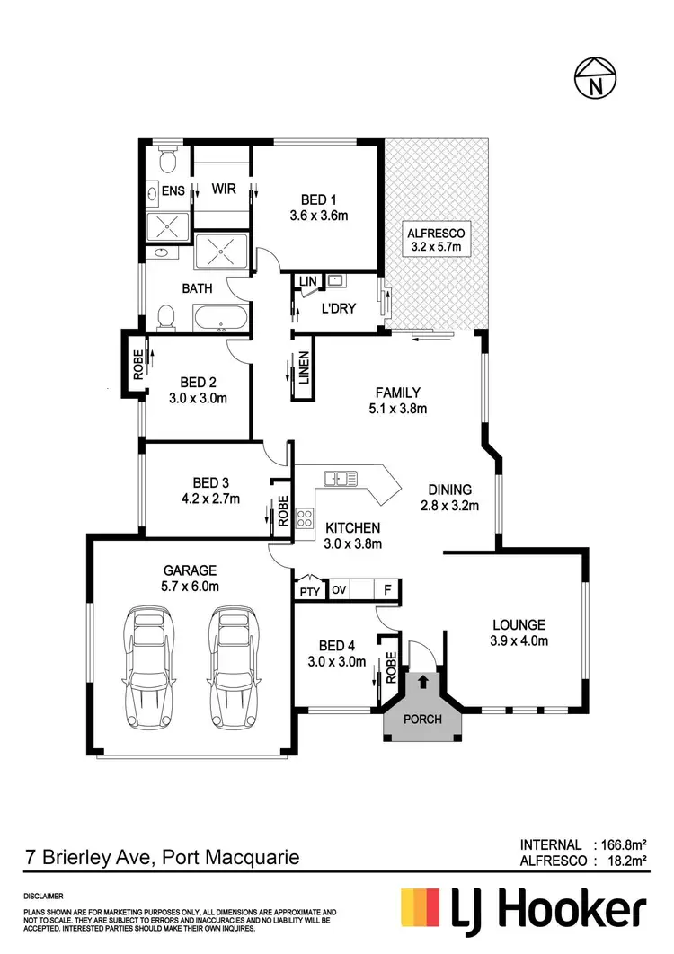 Floorplan of Homely house listing, 7 Brierley Avenue, Port Macquarie NSW 2444