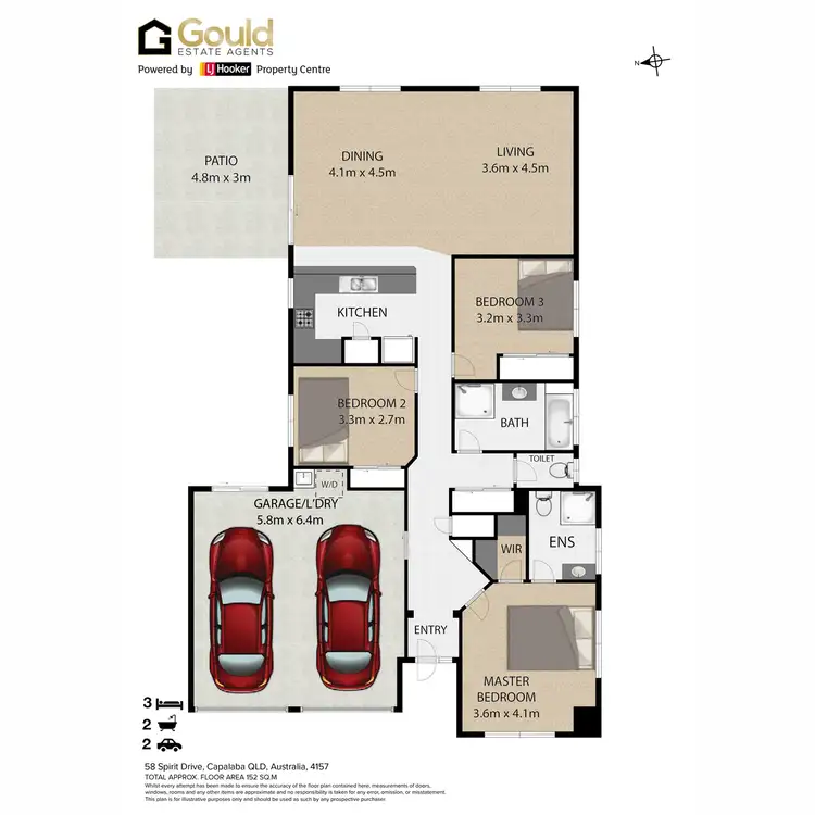 Floorplan of Homely house listing, 58 Spirit Drive, Capalaba QLD 4157