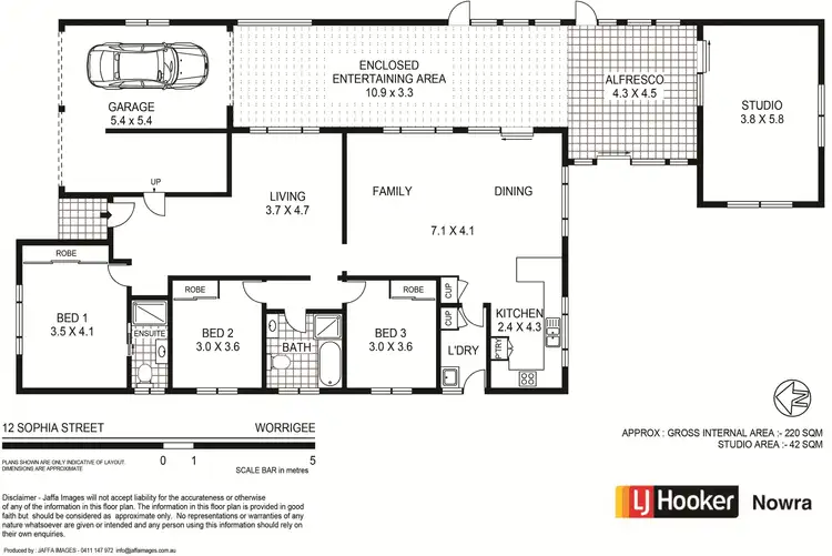 Floorplan of Homely house listing, 12 Sophia Road, Worrigee NSW 2540