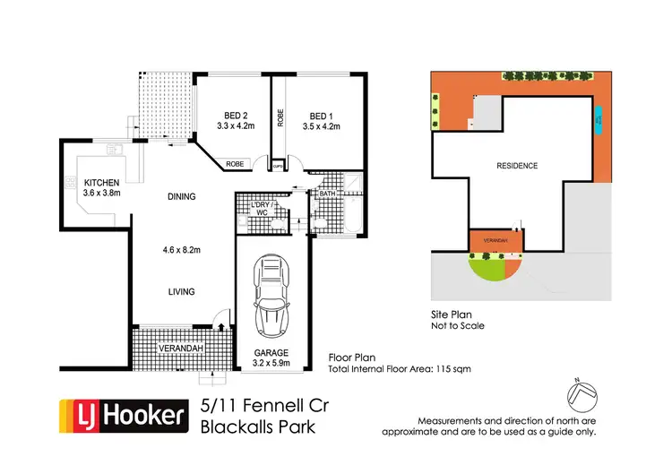 Floorplan of Homely unit listing, 5/31 Fennell Crescent, Blackalls Park NSW 2283