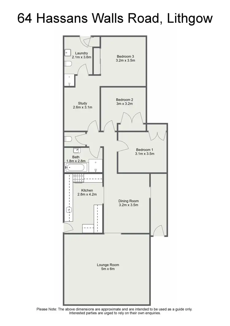 Floorplan of Homely house listing, 64 Hassans Walls Road, Lithgow NSW 2790