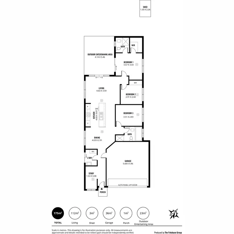 Floorplan of Homely house listing, 91 Hamilton Boulevard, Evanston Gardens SA 5116