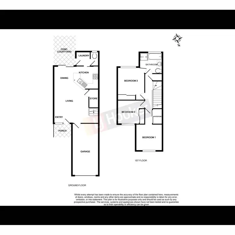 Floorplan of Homely townhouse listing, 127/17 Marlow Street, Woodridge QLD 4114