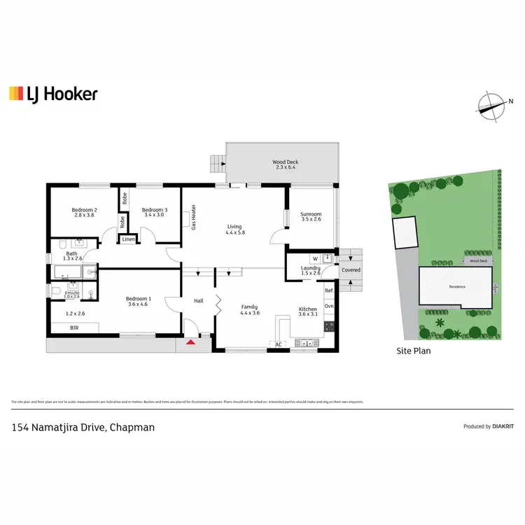 Floorplan of Homely house listing, 154 Namatjira Drive, Chapman ACT 2611