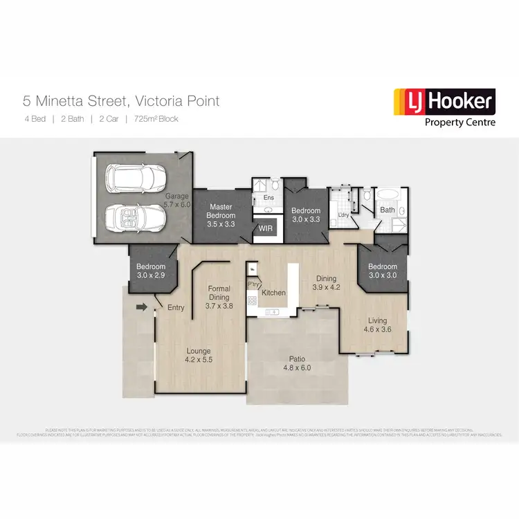 Floorplan of Homely house listing, 5 Minetta Street, Victoria Point QLD 4165