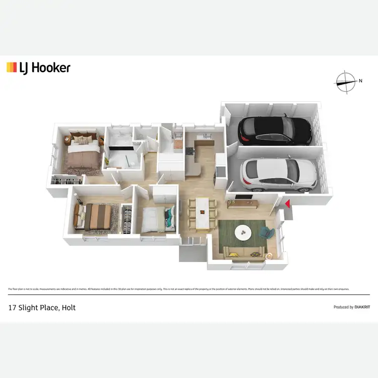 Floorplan of Homely house listing, 17 Slight Place, Holt ACT 2615