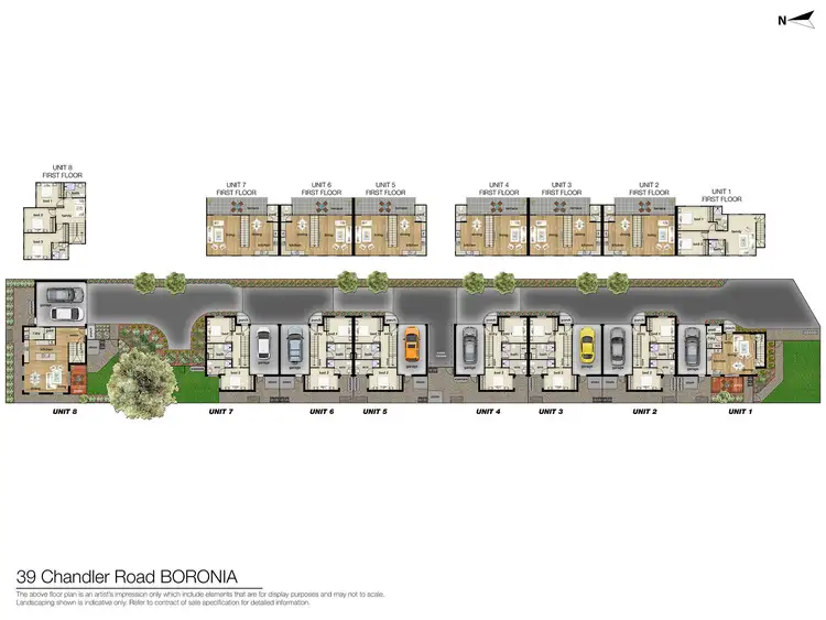 Floorplan of Homely townhouse listing, 1/39 Chandler Road, Boronia VIC 3155