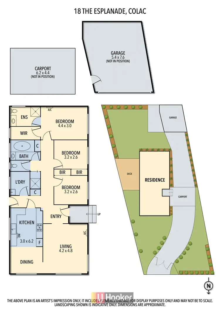 Floorplan of Homely house listing, 18 The Esplanade, Colac VIC 3250