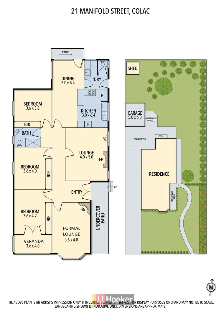Floorplan of Homely house listing, 21 Manifold Street, Colac VIC 3250