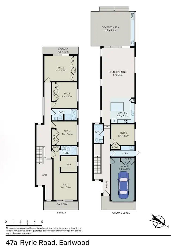 Floorplan of Homely house listing, 47A Ryrie Road, Earlwood NSW 2206