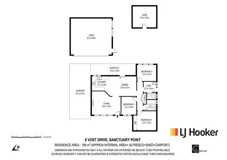 Floorplan of Homely house listing, 8 Vost Drive, Sanctuary Point NSW 2540