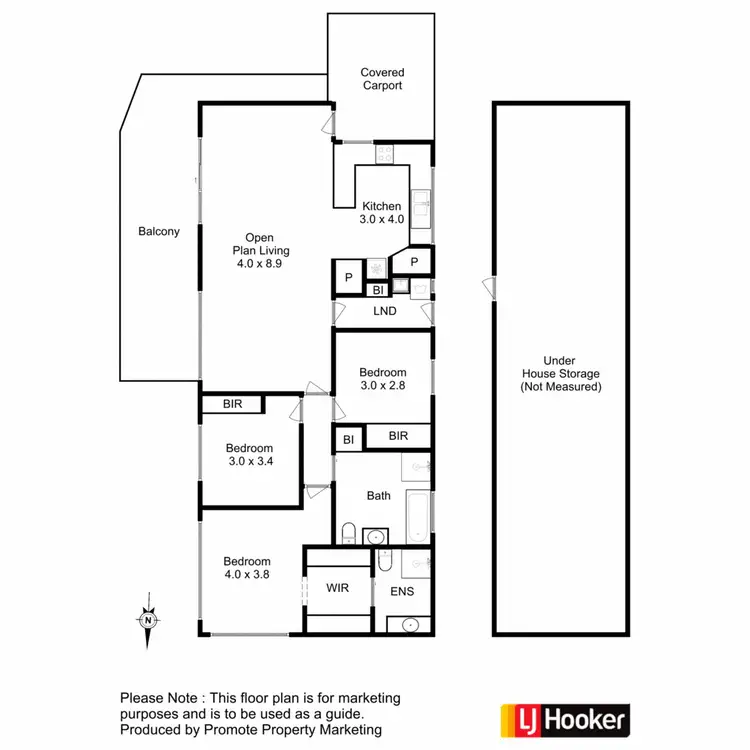 Floorplan of Homely house listing, 22 Cazaly Drive, Chigwell TAS 7011