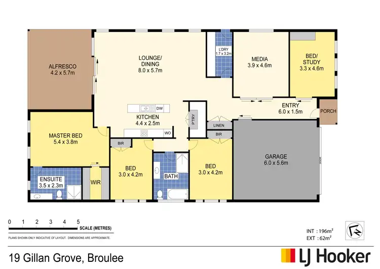Floorplan of Homely house listing, 19 Gillan Grove, Broulee NSW 2537