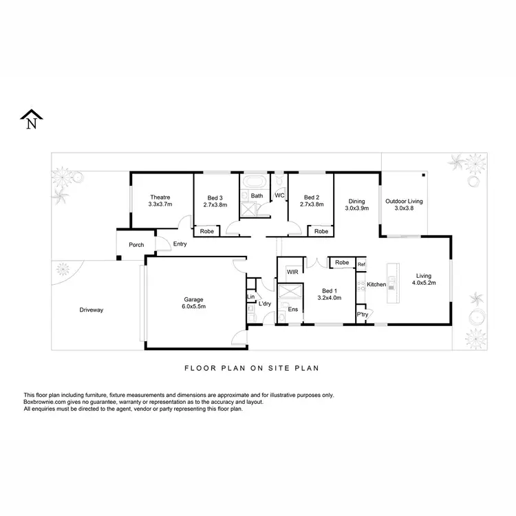 Floorplan of Homely house listing, 34 Chartwell Avenue, Truganina VIC 3029