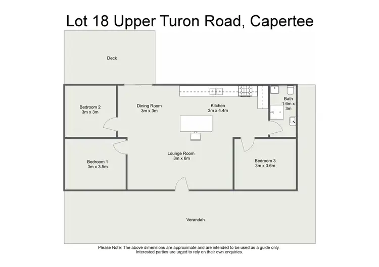 Floorplan of Homely rural property listing, Lot 18 Upper Turon Road, Capertee NSW 2846