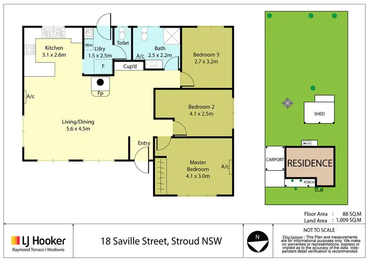 Floorplan of Homely house listing, 18 Saville Street, Stroud NSW 2425