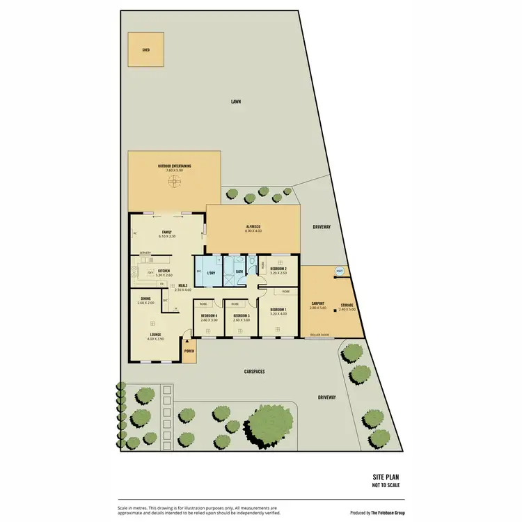 Floorplan of Homely house listing, 42 Minnamurra Drive, Redwood Park SA 5097