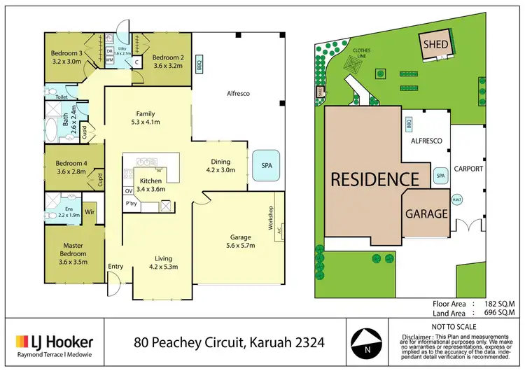 Floorplan of Homely house listing, 80 Peachey Circuit, Karuah NSW 2324