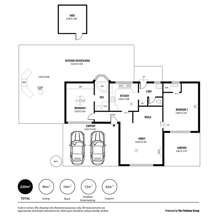 Floorplan of Homely house listing, 1 Augusta Square, Smithfield SA 5114