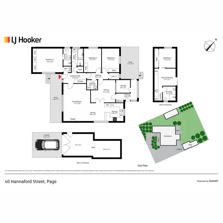 Floorplan of Homely house listing, 40 Hannaford Street, Page ACT 2614