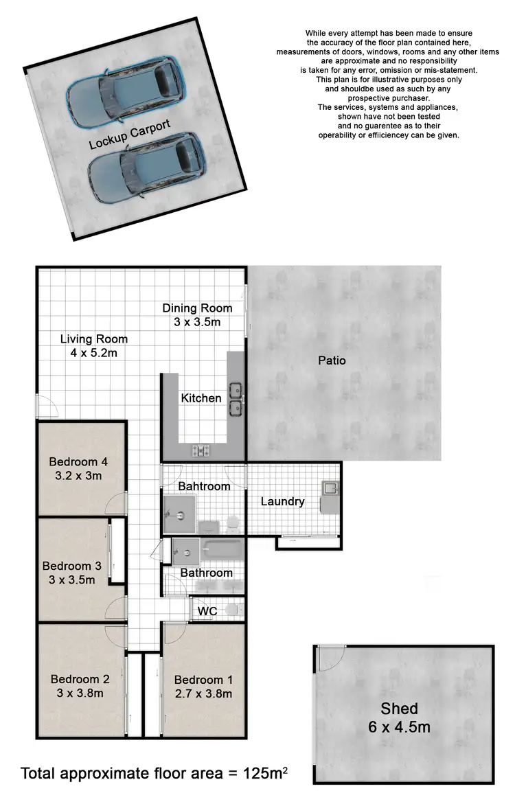 Floorplan of Homely house listing, 3 St Johns Way, Boronia Heights QLD 4124