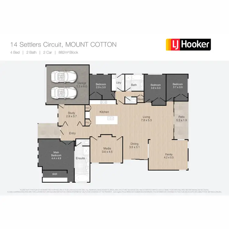 Floorplan of Homely house listing, 14 Settlers Circuit, Mount Cotton QLD 4165