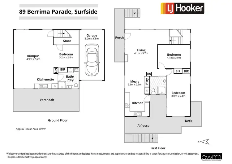 Floorplan of Homely house listing, 89 Berrima Parade, Surfside NSW 2536