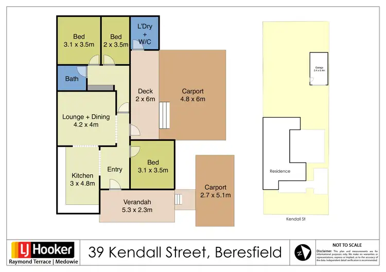 Floorplan of Homely house listing, 39 Kendall Street, Beresfield NSW 2322